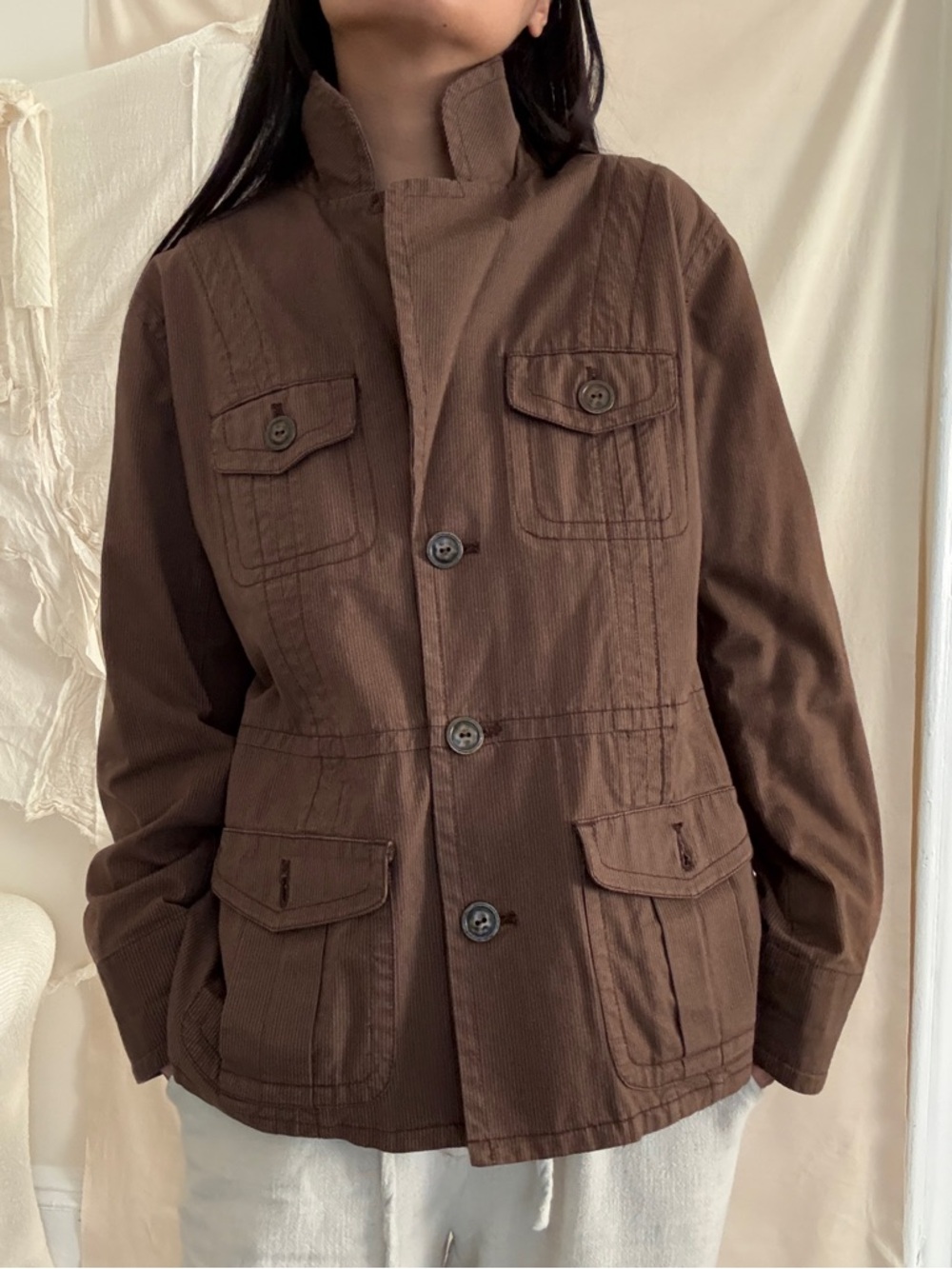 Brown utility jacket